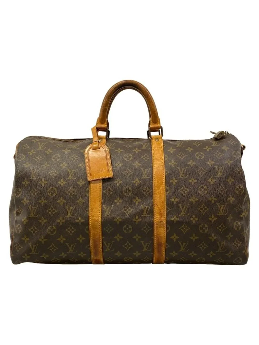 Louis Vuitton Boston Bag Monogram Keepall Bandouliere 50